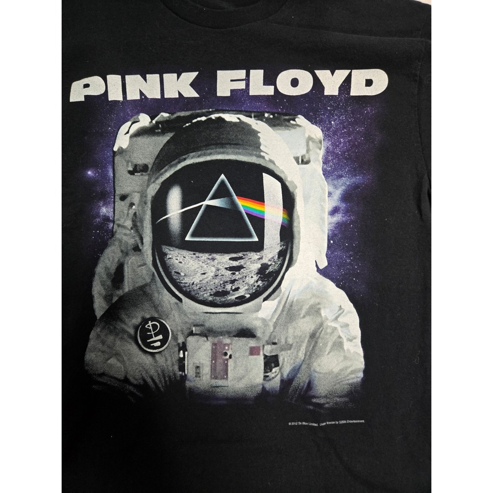 Pink Floyd Astronaut Dark Side of the Moon Graphic T Shirt Size Medium - Picture 4 of 7